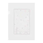 cosmicatiromの夜桜と散歩猫 Clear File Folder