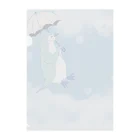 榛原ペンギン美術館(物販部)の空飛ぶヒゲペン クリアファイル