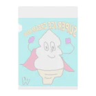 Walton’sのSUPER ICE CREAM MAN 文字入り Clear File Folder