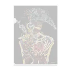 骸骨がメインの作品のCARNIVAL Clear File Folder