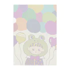 Haguのカラフル風船 Clear File Folder