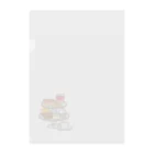 イラストレーター SMILES FACTORYのアフタヌーンティ♡ Clear File Folder