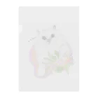 CELLOtoNERIのmeow meow Persian cat Clear File Folder