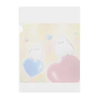 る〜ぷのハートのシマエナガさん Clear File Folder