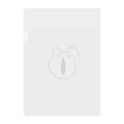 さんちゅのくまぁさん Clear File Folder