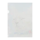 理絵のねこ ぬくぬく Clear File Folder