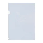 YURURIのくらげblue Clear File Folder