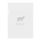 orange_honeyの猫1-17 タキシード猫 Clear File Folder