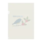 Teal Blue CoffeeのTeal Blue Bird Clear File Folder