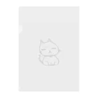 よかのお店のゆこねこ Clear File Folder