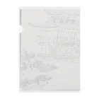 エド・ワード【江戸鉾の愛殿原】。の金閣寺 Clear File Folder