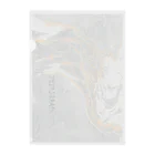 xxxyamachanのMARBLEIZE　縦書き Clear File Folder