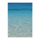 はれうさぎの沖縄座間味の海【波B-1】慶良間ブルー｜ZAMAMIの文字なし Clear File Folder