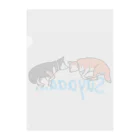 柴犬と柴犬のスヤァ…柴犬 Clear File Folder