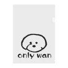 Onlywanのonlywan logo クリアファイル