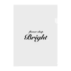 BrightのBright　ロゴTshirt クリアファイル