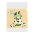 高嶺 悠のかえる部屋のかえるちゃん日日是好日「WelcomeHome」 Clear File Folder