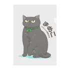 だいこくの猫絵生活ショップのまめこさん Clear File Folder