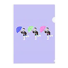 田町yaccosan dayoのyaccosan 雨の日 Clear File Folder