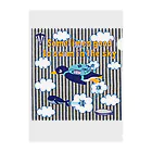 キッズモード某の空ペンギン(ヒッコリーVr) Clear File Folder