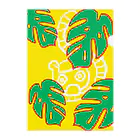 うさ／毎週水曜日★洗濯マンガ更新！のMonstera　Monkey　 Clear File Folder