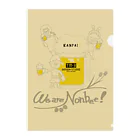 ビールとアート TM-3 DesignのWe are Nonbee！ Clear File Folder