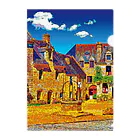 GALLERY misutawoのフランス ロクロナンの街角 Clear File Folder