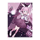 🐰うさぎにゃん🐈のメンヘラうさにゃん Clear File Folder