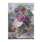 PALA's SHOP　cool、シュール、古風、和風、のflower arrangement アントニー・ヴァン・デン・ボス 1778-1838年 Clear File Folder