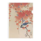 寿めでたや(ukiyoe)の蔦に四十雀 クリアファイル