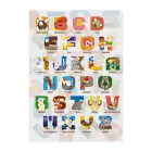 tawtawのAlphabet Animals - word Clear File Folder