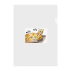 保護猫茶トラ兄弟LIFEのとあくんそらくん Clear File Folder