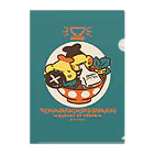 シノザキのスズリの雑煮クリアファイル（すまし汁） Clear File Folder