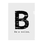 noisie_jpの【B】イニシャル × Be a noise. クリアファイル