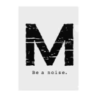 noisie_jpの【M】イニシャル × Be a noise. Clear File Folder