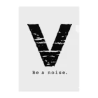 noisie_jpの【V】イニシャル × Be a noise. クリアファイル