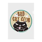 Junsの悪にゃんこのBAD CAT CULB Clear File Folder