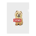 【CHOWS】チャウスの【CHOWS】チャウス クリアファイル