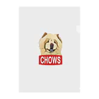 【CHOWS】チャウスの【CHOWS】チャウス Clear File Folder