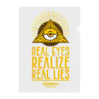 うぉーるのとこのREAL EYES REALIZE REAL LIES (YELLOW ver.) クリアファイル