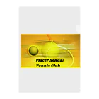 Placer Sendai Tennis ClubのPlacer Sendai Tennis Club Clear File Folder