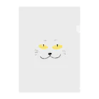 夢みるポンコツの猫の顔 Clear File Folder