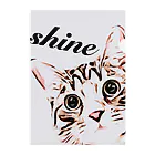 shineのI love cats ベンガル クリアファイル