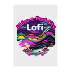 マッケンデジタルワールドの【lofiアート】ネオ浮世絵と盆栽: 北斎イズムのサイバーパンクが織りなす日本の景色の旅 Clear File Folder