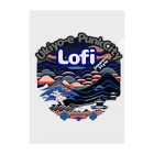 マッケンデジタルワールドの【lofiアート】ネオ浮世絵と盆栽: 北斎イズムのサイバーパンクが織りなす日本の景色の旅 Clear File Folder