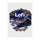 マッケンデジタルワールドの【lofiアート】ネオ浮世絵と盆栽: 北斎イズムのサイバーパンクが織りなす日本の景色の旅 Clear File Folder