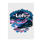 マッケンデジタルワールドの【lofiアート】ネオ浮世絵と盆栽: 北斎イズムのサイバーパンクが織りなす日本の景色の旅 Clear File Folder