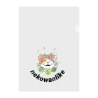 nekowanlikeのnekowanlikeさくら猫 Clear File Folder