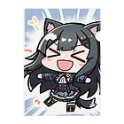 Fragment【フラグメント】のBIGSmile黒猫ちゃん Clear File Folder