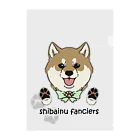 豆つぶのshiba-inu fanciers(赤柴) Clear File Folder